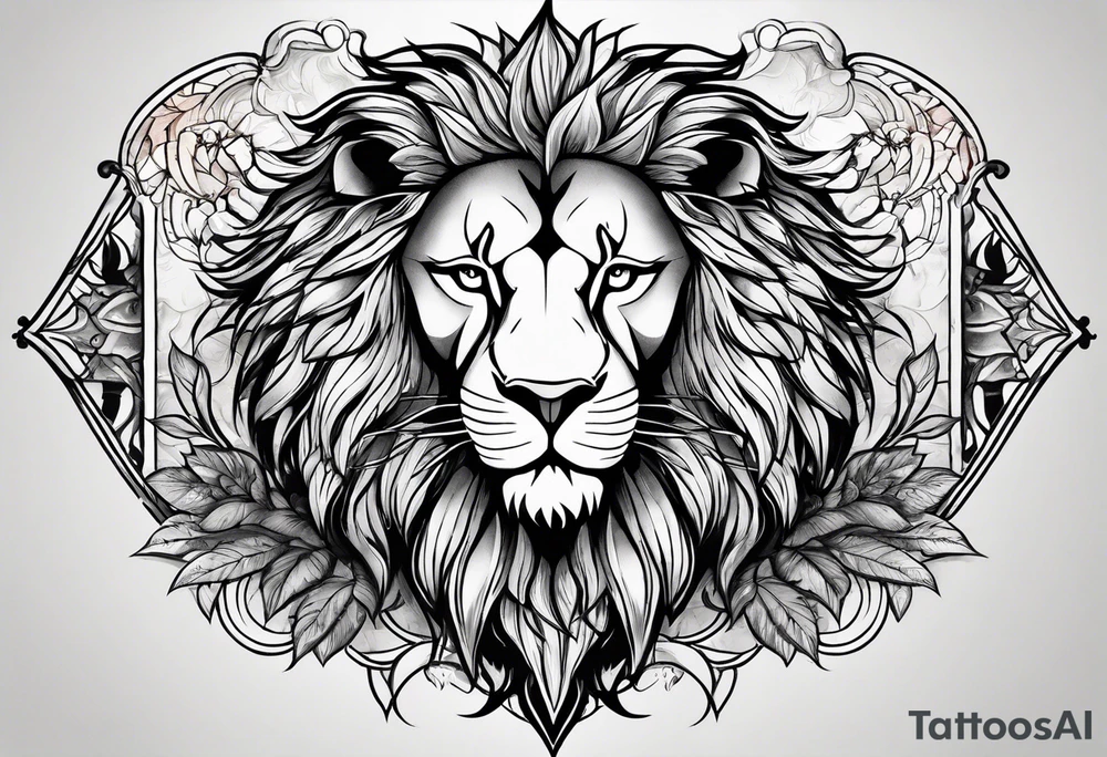 lion tattoo idea