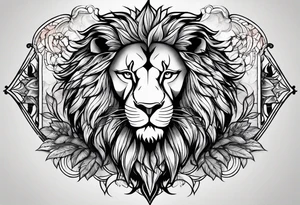 lion tattoo idea