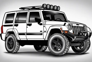 Jeep commander tattoo idea