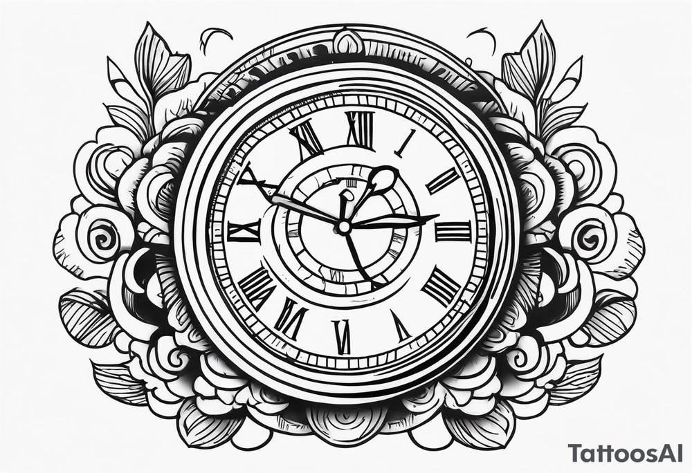 Time is money tattoo idea