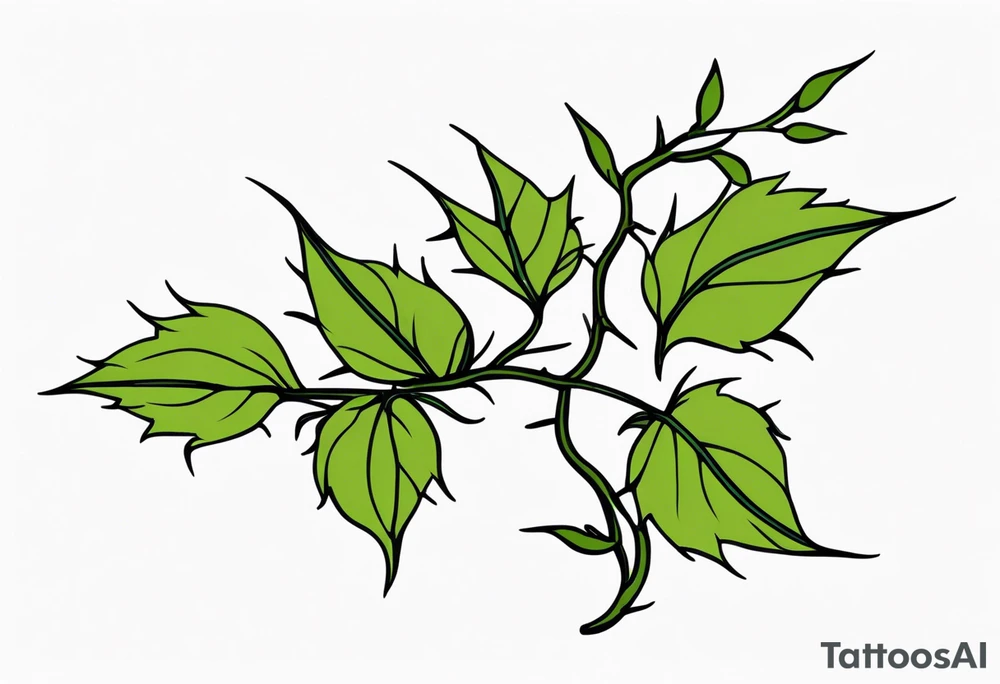 Thorny Vine tattoo idea