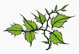Thorny Vine tattoo idea