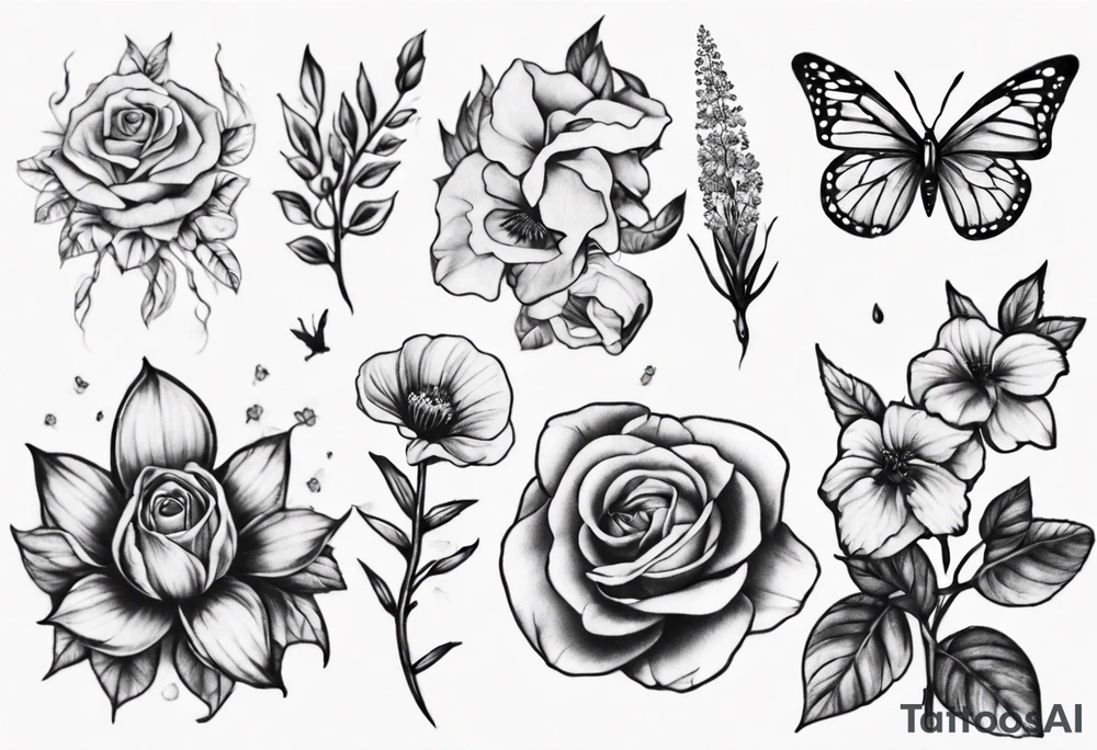 Garden tattoo idea