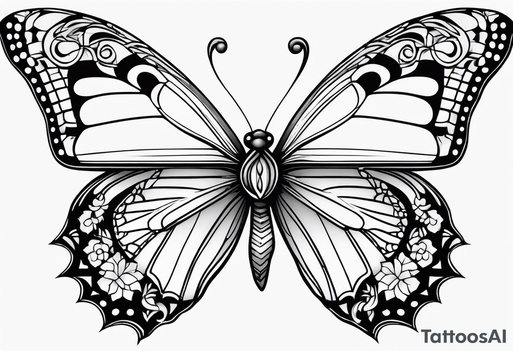 Borboleta tattoo idea