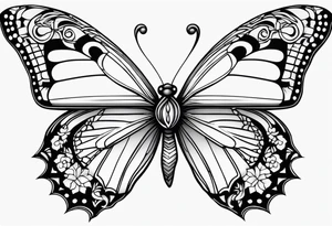 Borboleta tattoo idea