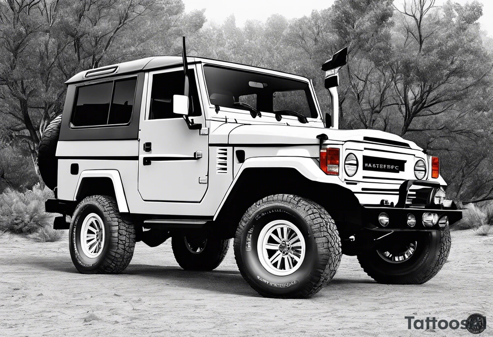 Horseshoe, landcruiser tattoo idea
