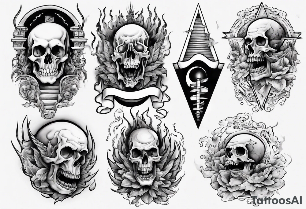 stairway to hell tattoo idea