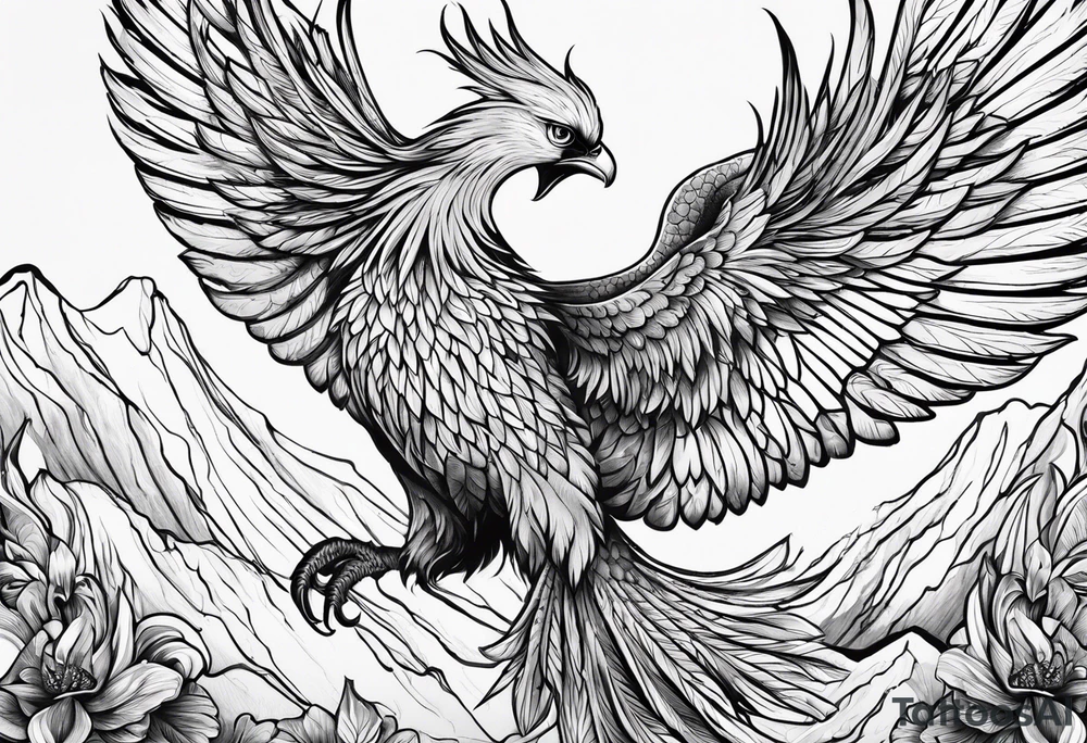 phoenix tattoo idea