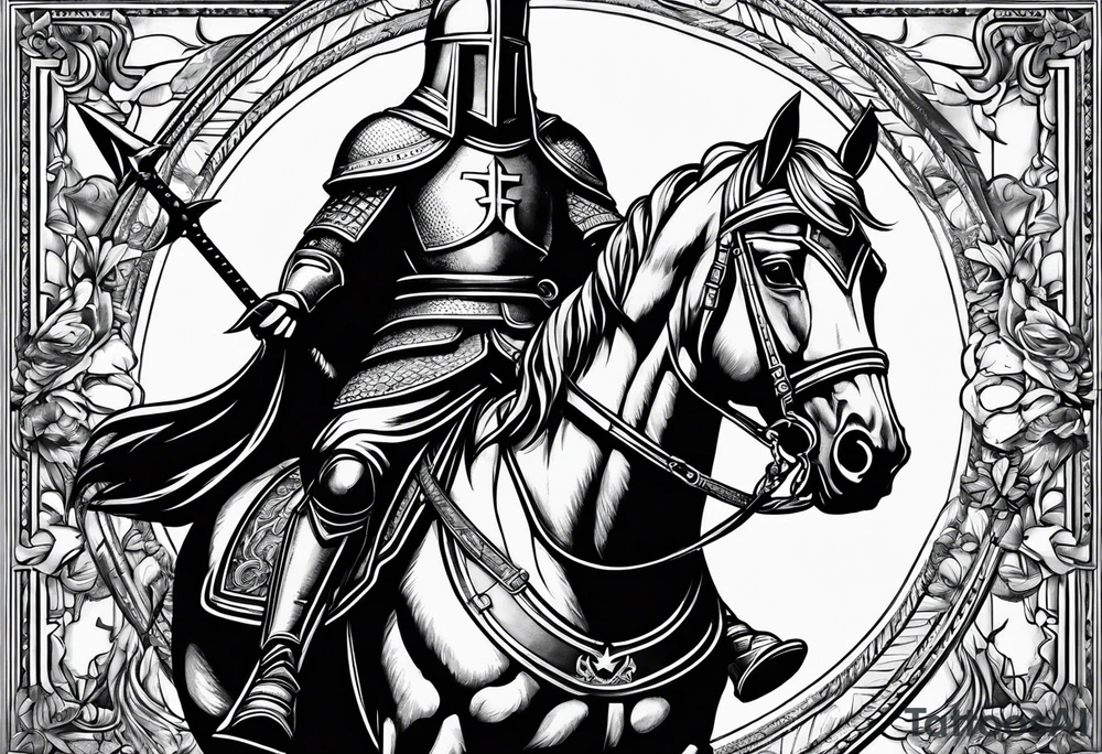 crusader tattoo idea