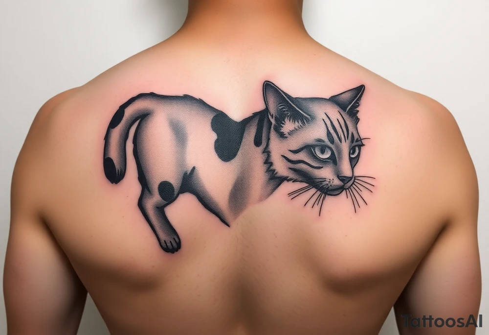 Black Cat tattoo idea