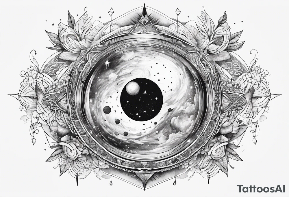 universe tattoo idea