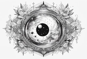 universe tattoo idea