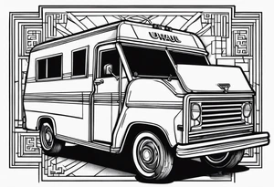 you will never see a uhaul behind a hearse tattoo idea