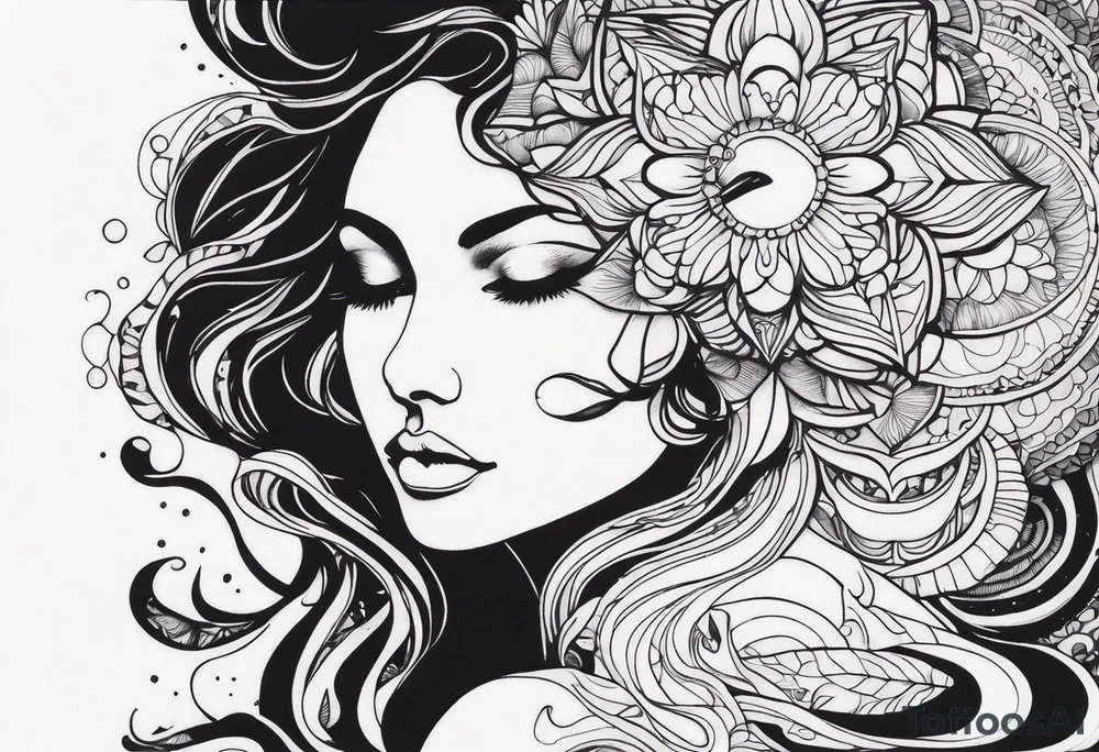 a psychedelic tattoo idea