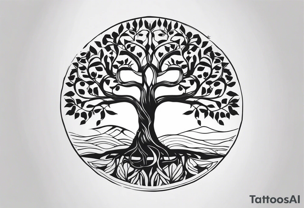 tree of life tattoo idea