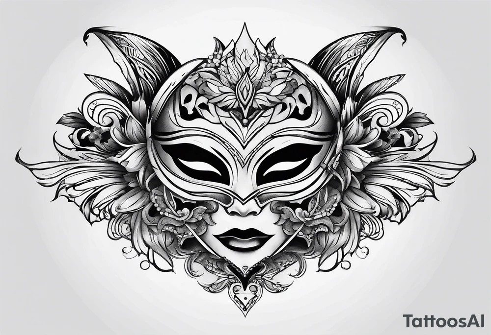 v mask tattoo idea