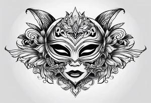 v mask tattoo idea