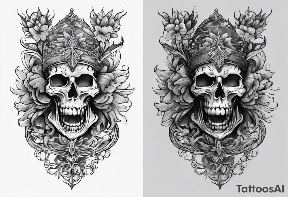 the word reason in vertical tattoo idea
