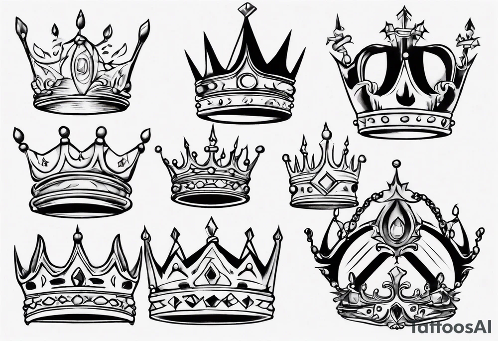 crown tattoo idea