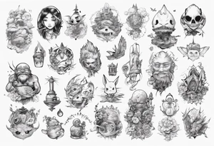 Fantsy world tattoo idea