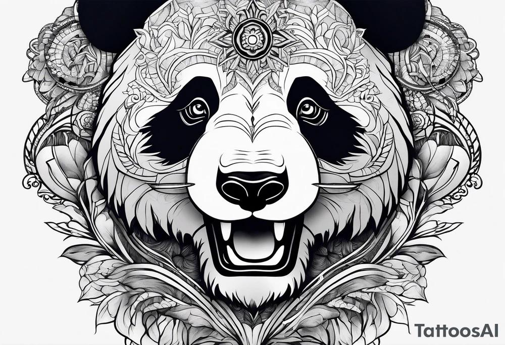 panda tattoo idea
