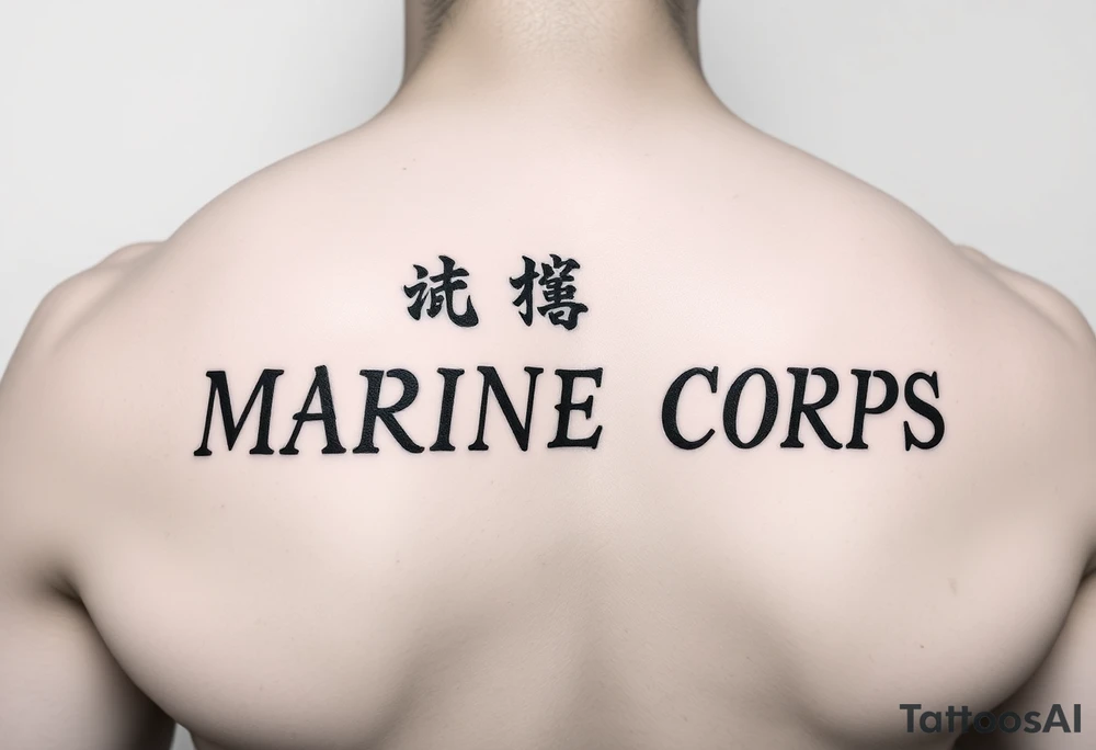 Republic of Korea
Marine Corps
lettering to arm tattoo idea