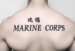 Republic of Korea
                Marine Corps
lettering to arm tattoo idea