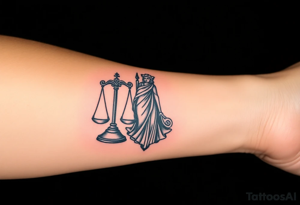 Lady Justice tattoo idea