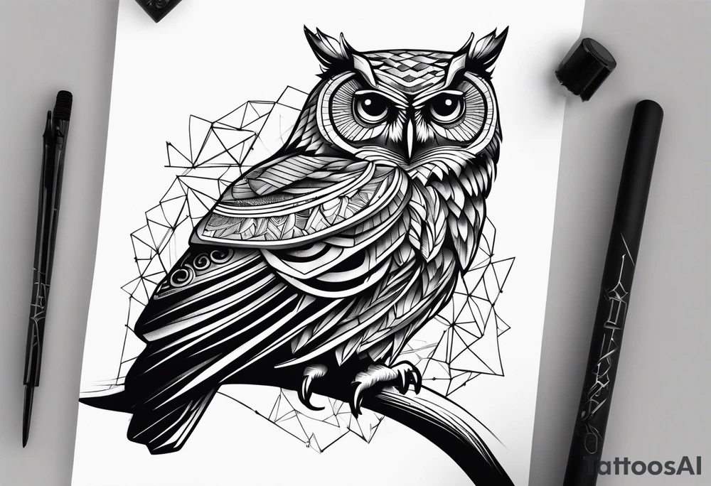 Owl shhh tattoo idea