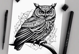 Owl shhh tattoo idea