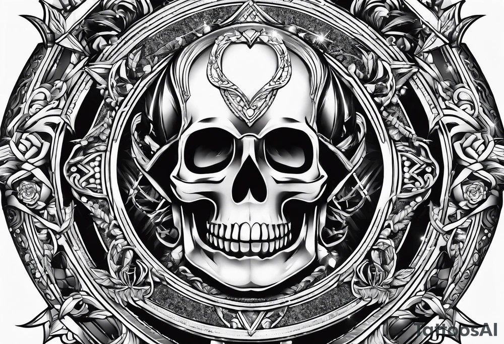 Um urubu em cima da taça da libertadores tattoo idea