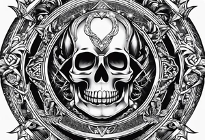 Um urubu em cima da taça da libertadores tattoo idea