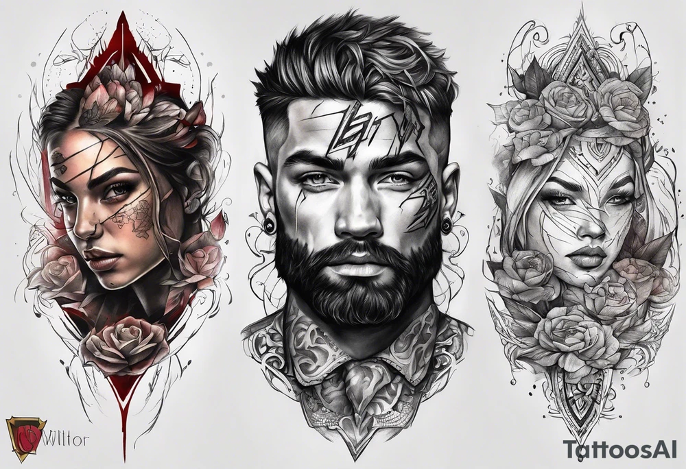 Wound tattoo design tattoo idea