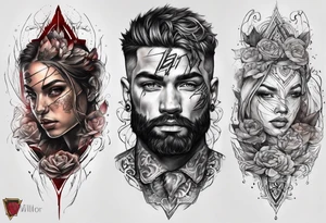 Wound tattoo design tattoo idea