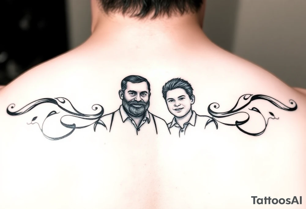 Dad and sons tattoo idea