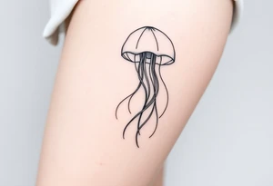 A big jellyfish tattoo tattoo idea