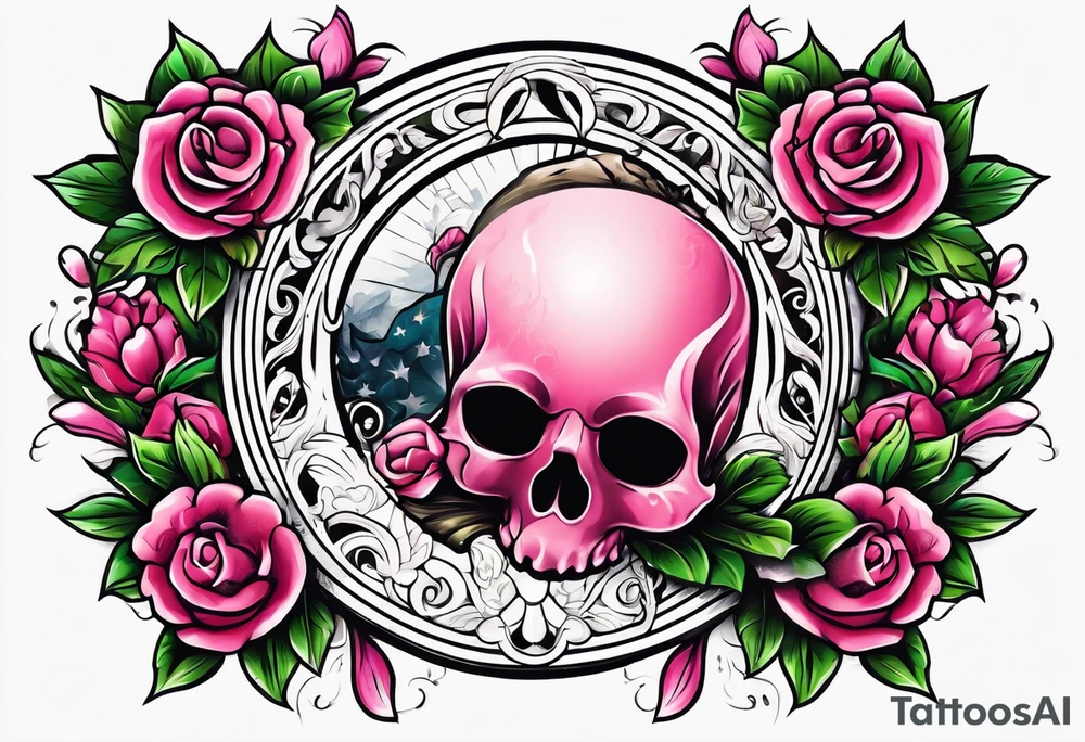 Breast cancer symbol tattoo idea