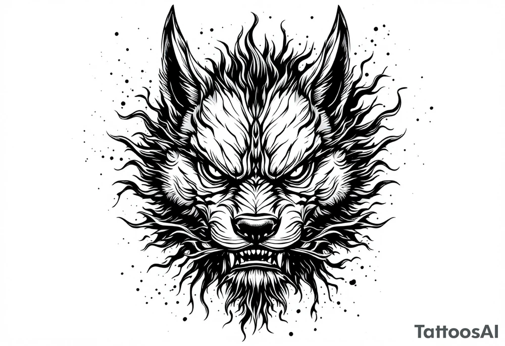 Japanese fu dog tattoo idea