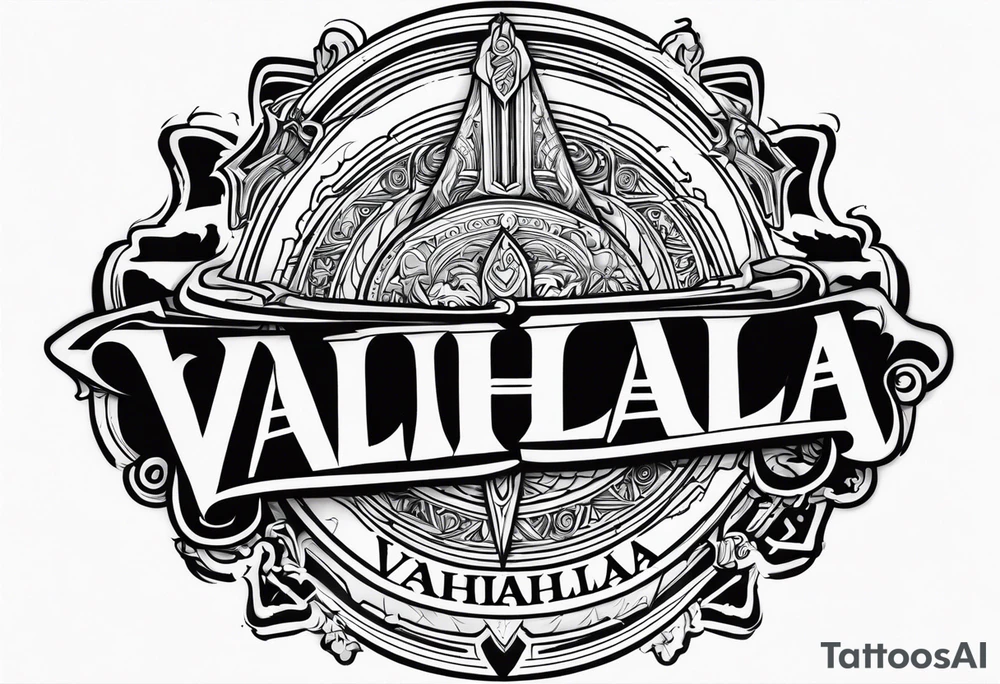 Valhalla tattoo idea