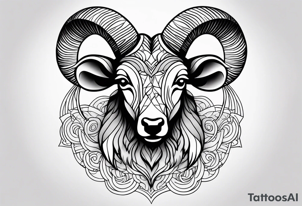Aries tattoo idea