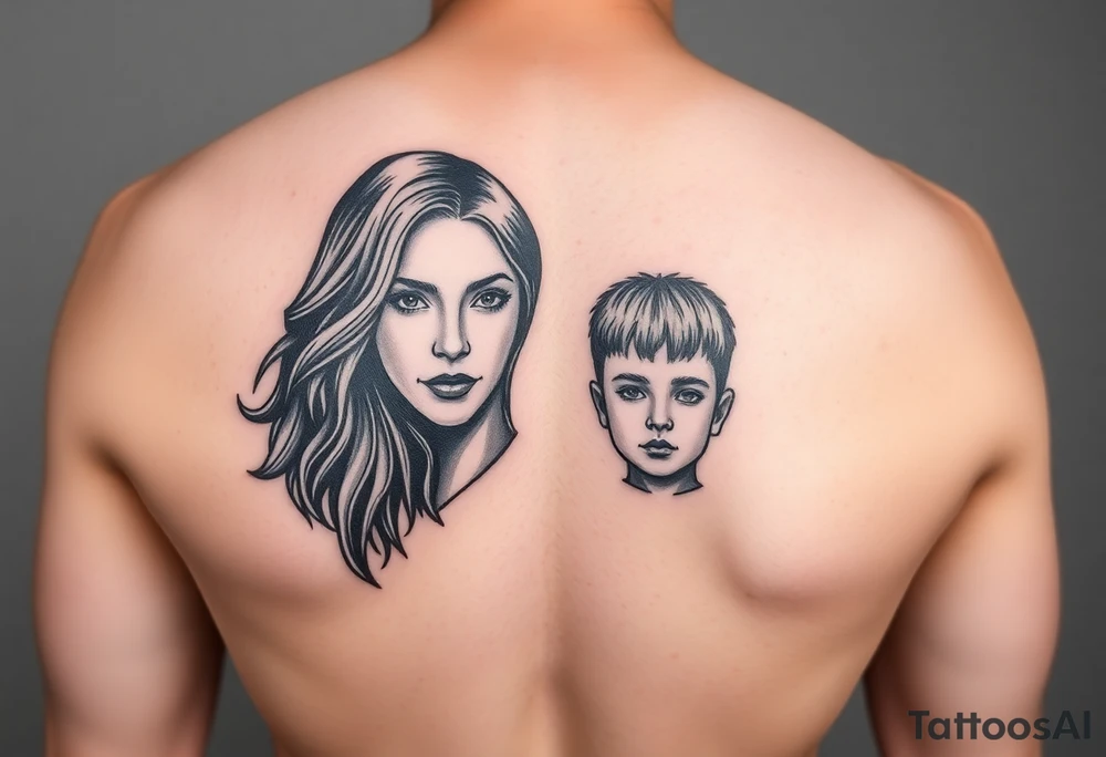 Mother with two sons 1 and half years apart ideas for a women tattoo idea