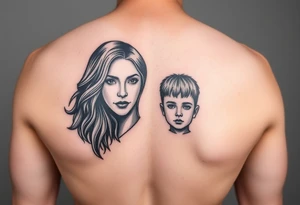 Mother with two sons 1 and half years apart ideas for a women tattoo idea