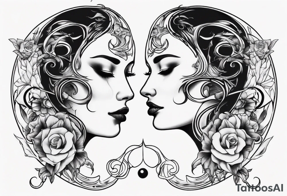 crescent moon with womans face masculine tattoo tattoo idea crescent moon with womans face masculine tattoo tattoo idea