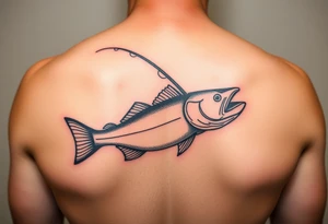 Fishing with dad tattoo idea