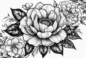 Flowers 
Amber Elizabeth Worthington 
07-11-2023 tattoo idea