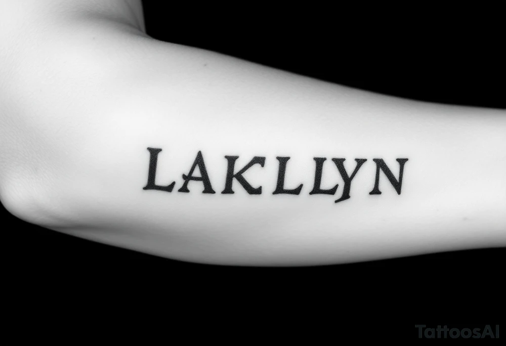 Nordic runes
Names Lakelyn tattoo idea