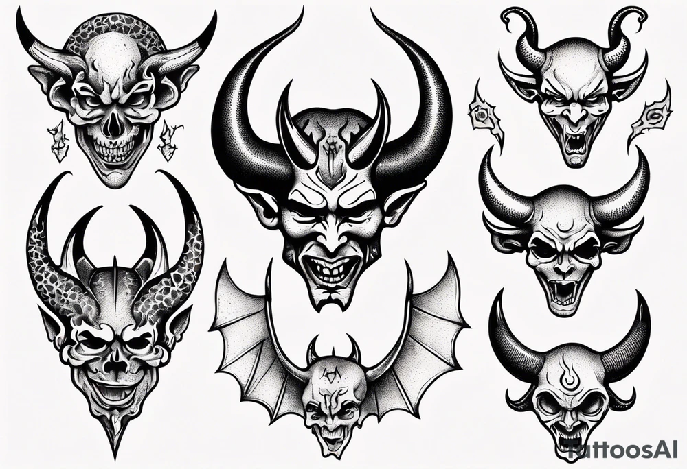Devil tattoo idea