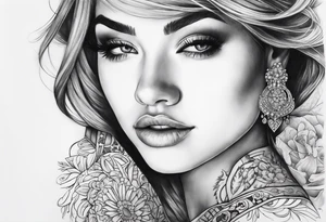 Womens history collarbone tattoo tattoo idea