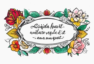 Script as an armband: "Quisquis amat valeat, pereat quid nescit amare, bis tanto pereat quisquis amare vetat" freida kahlo inspired tattoo idea