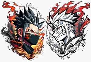 naruto curse mark tattoo idea
